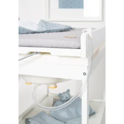 Roba Table à langer Baby Pool rabattable + baignoire Gris