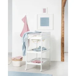 Roba Table à langer Baby Pool rabattable + baignoire Gris