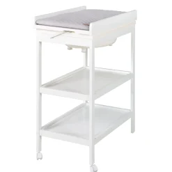 Roba Table à langer Baby Pool rabattable + baignoire Gris