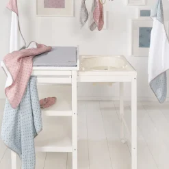 Roba Table à langer extensible + baignoire coulissante Gris