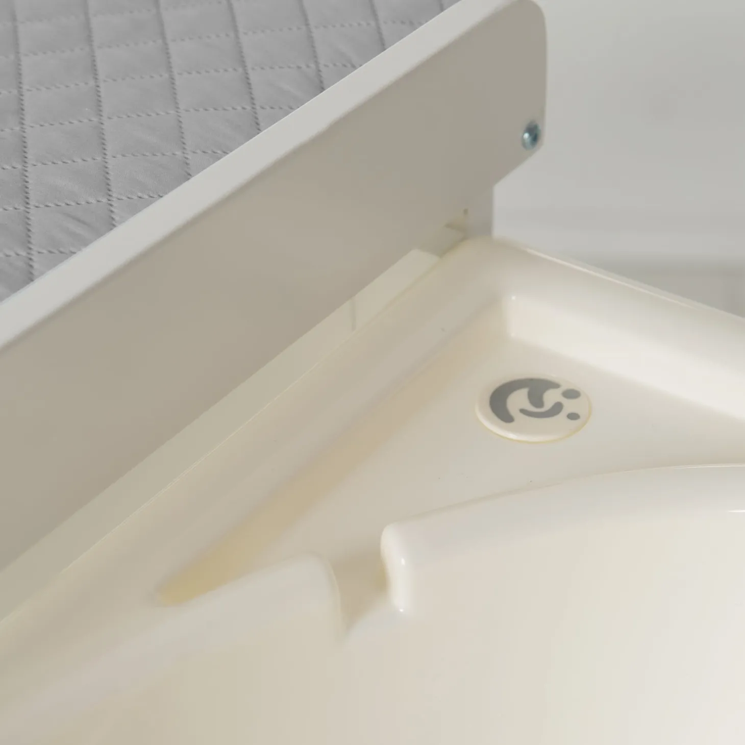 Roba Table à langer extensible + baignoire coulissante Gris