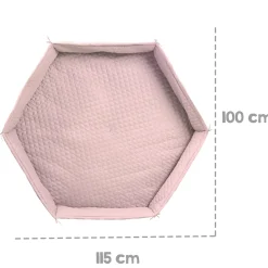 Roba Tapis de parc hexagonal Rose