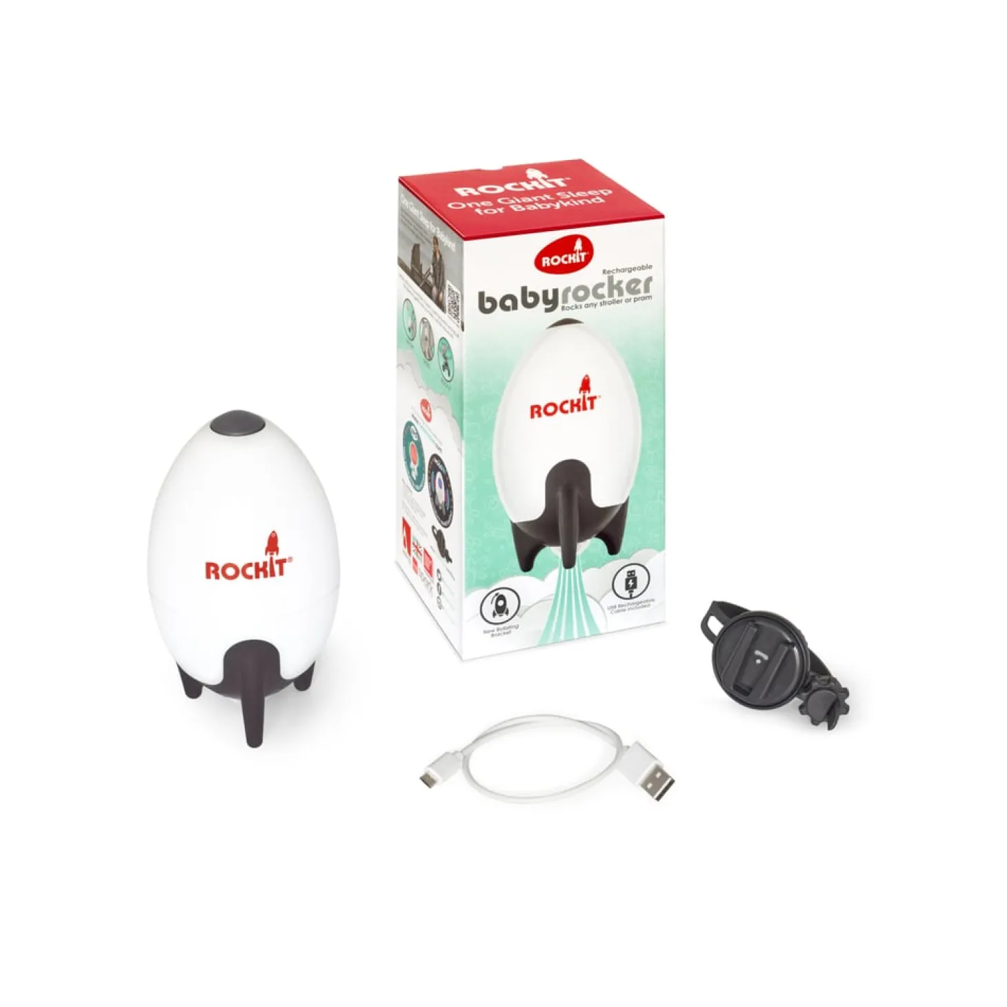Rockit Berceur pour poussette Blanc