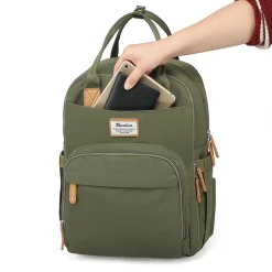 Ruvalino                    Sac à dos à langer multifonctions    Vert Kaki