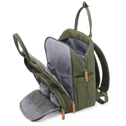 Ruvalino Sac à dos à langer multifonctions Vert Kaki