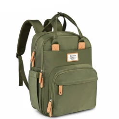 Ruvalino Sac à dos à langer multifonctions Vert Kaki