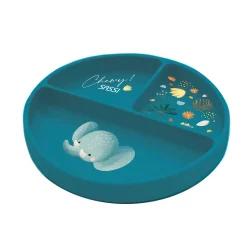 Sassi Junior                    Assiette silicone    Chewy The Elephant