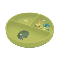 Sassi Junior                    Assiette silicone    Cracky The Dinosaur