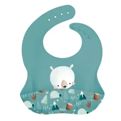 Sassi Junior                    Bavoir silicone    Munchy The Bear
