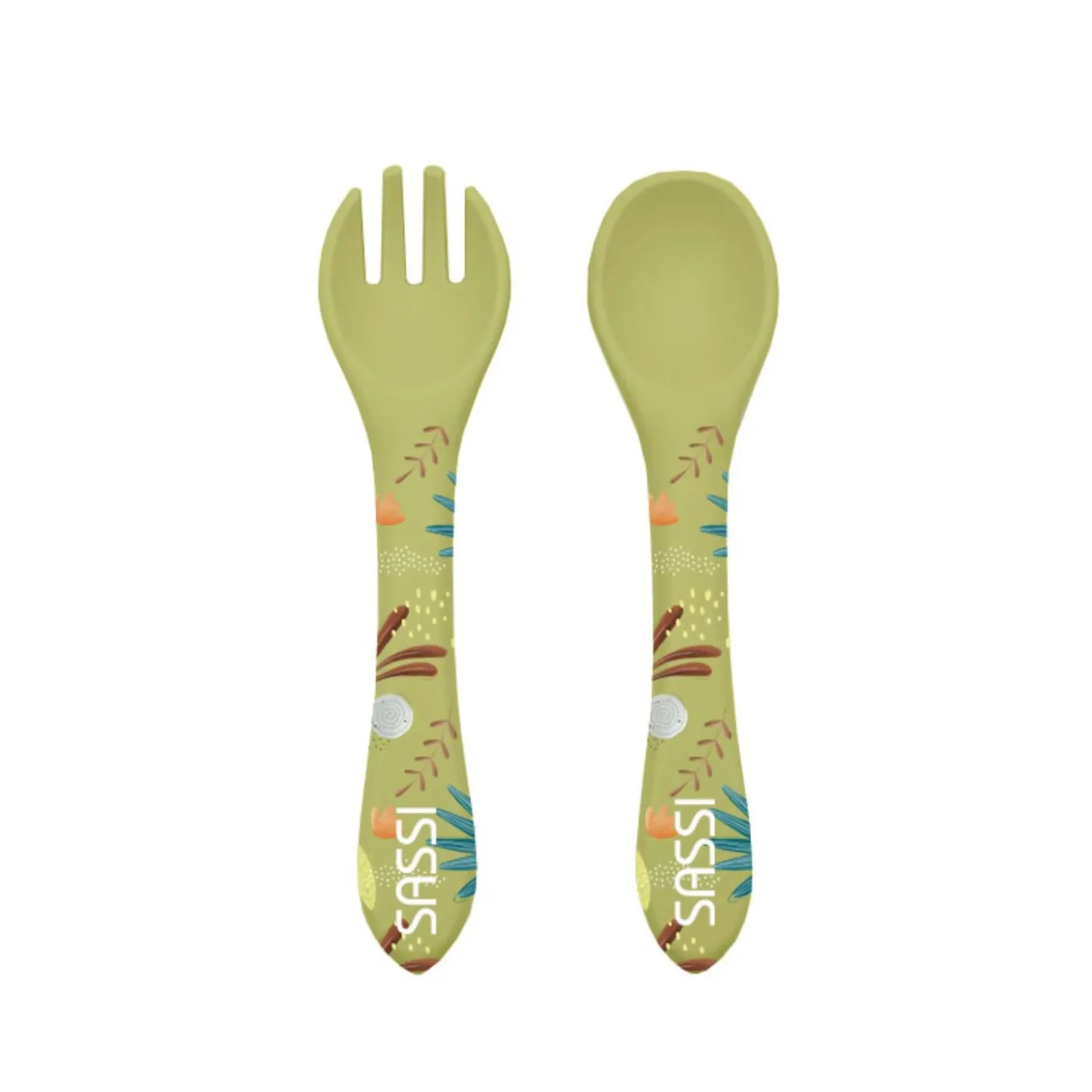 Sassi Junior Cuillere et fourchette Cracky The Dinosaur