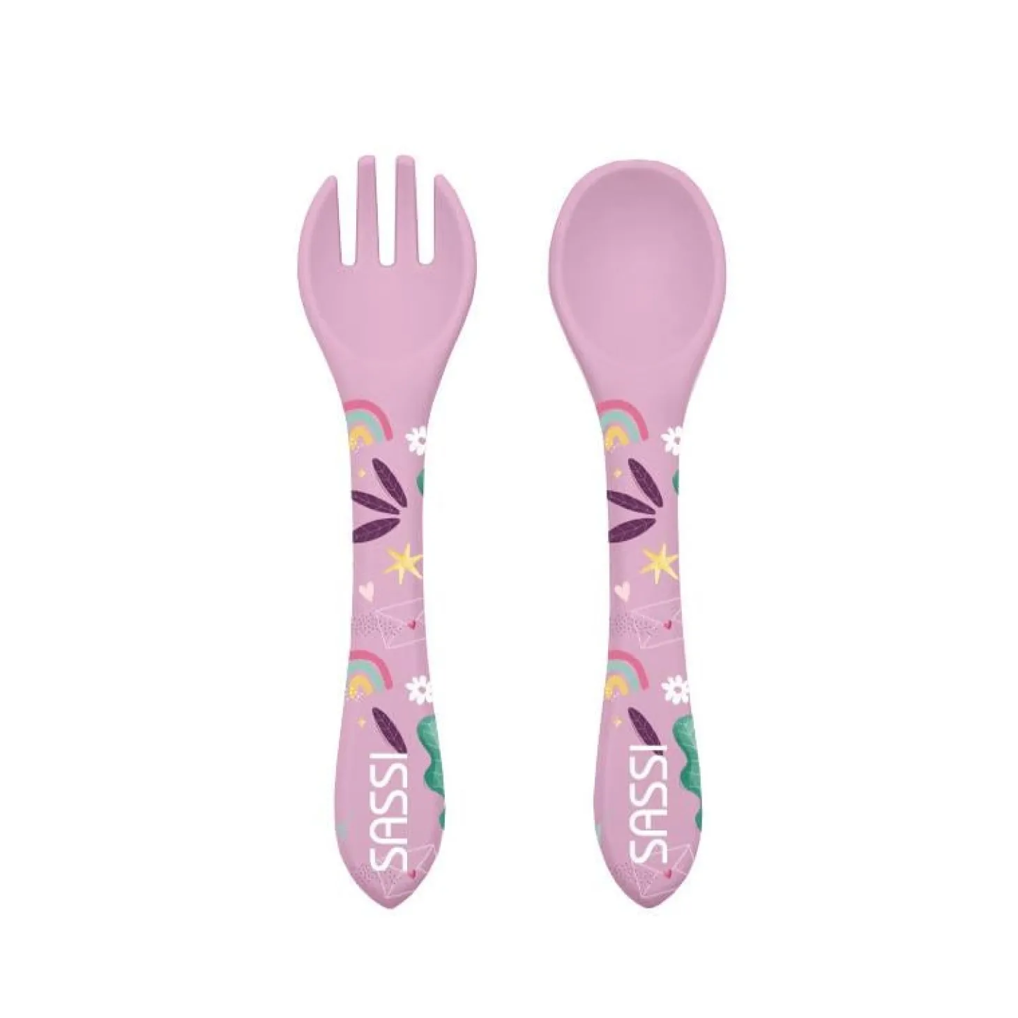 Sassi Junior Cuillere et fourchette Sparkly The Unicorn