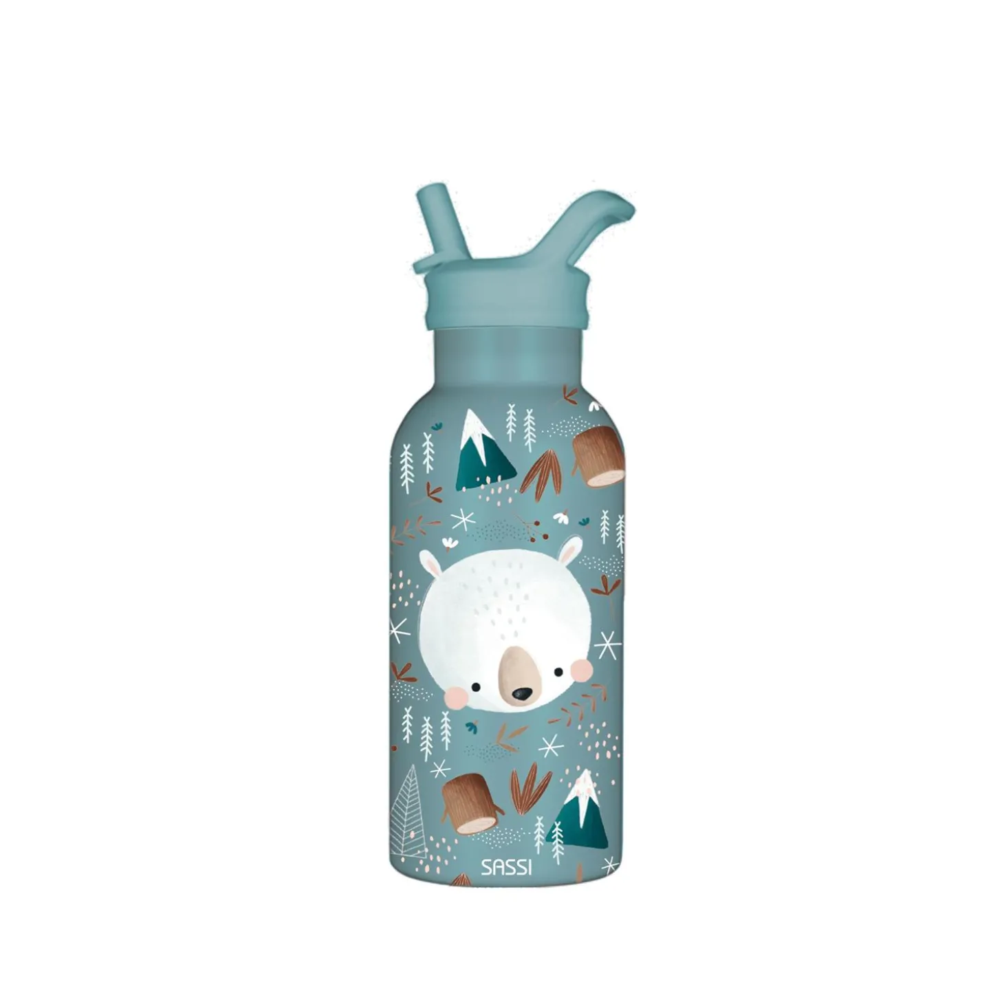 Sassi Junior Gourde en inox Isotherme Munchy The Bear 350 ml