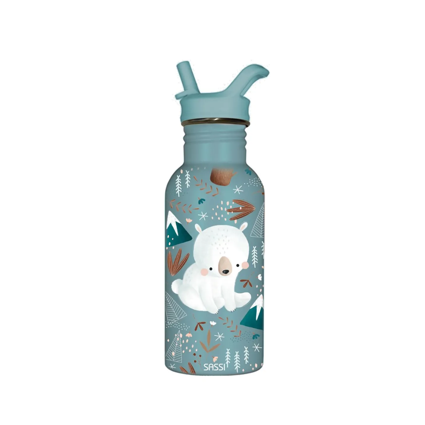 Sassi Junior Gourde en inox Munchy The Bear 500 ml