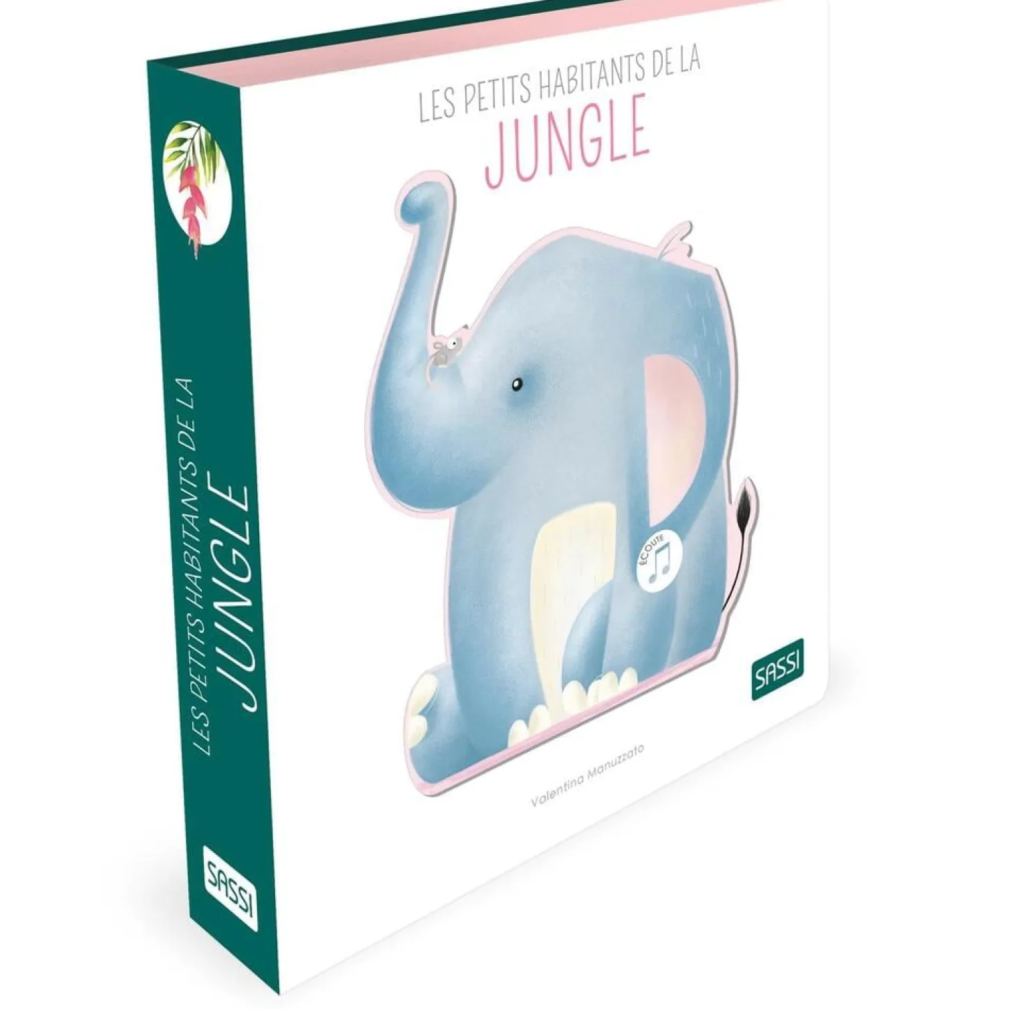 Sassi Junior Livres Sonores Les Petits Habitants de la Jungle Rouge Rouge