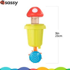 Sassy Jouet de bain Water & Grow Mushroom Multicolore
