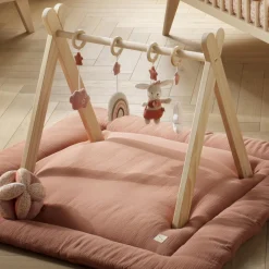 Sauthon                    Arche d'éveil Petit Coeur    Beige Chiné/Rose Poudré