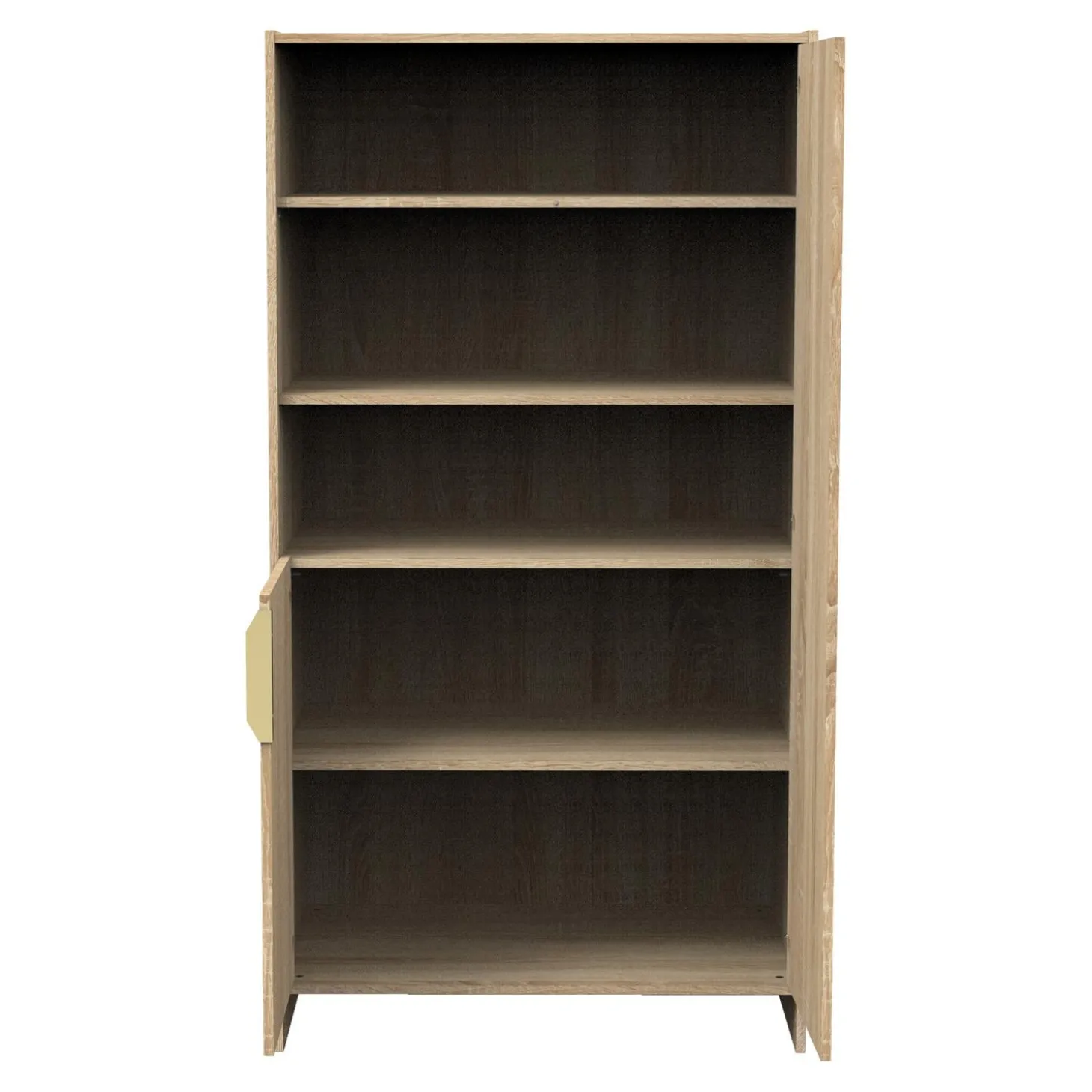 Sauthon Armoire 2 portes azur Chêne Doré