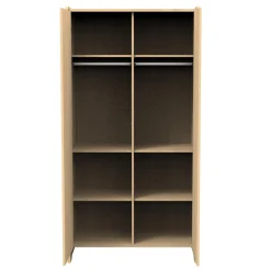 Sauthon Armoire 2 portes cannelle Chêne Miel