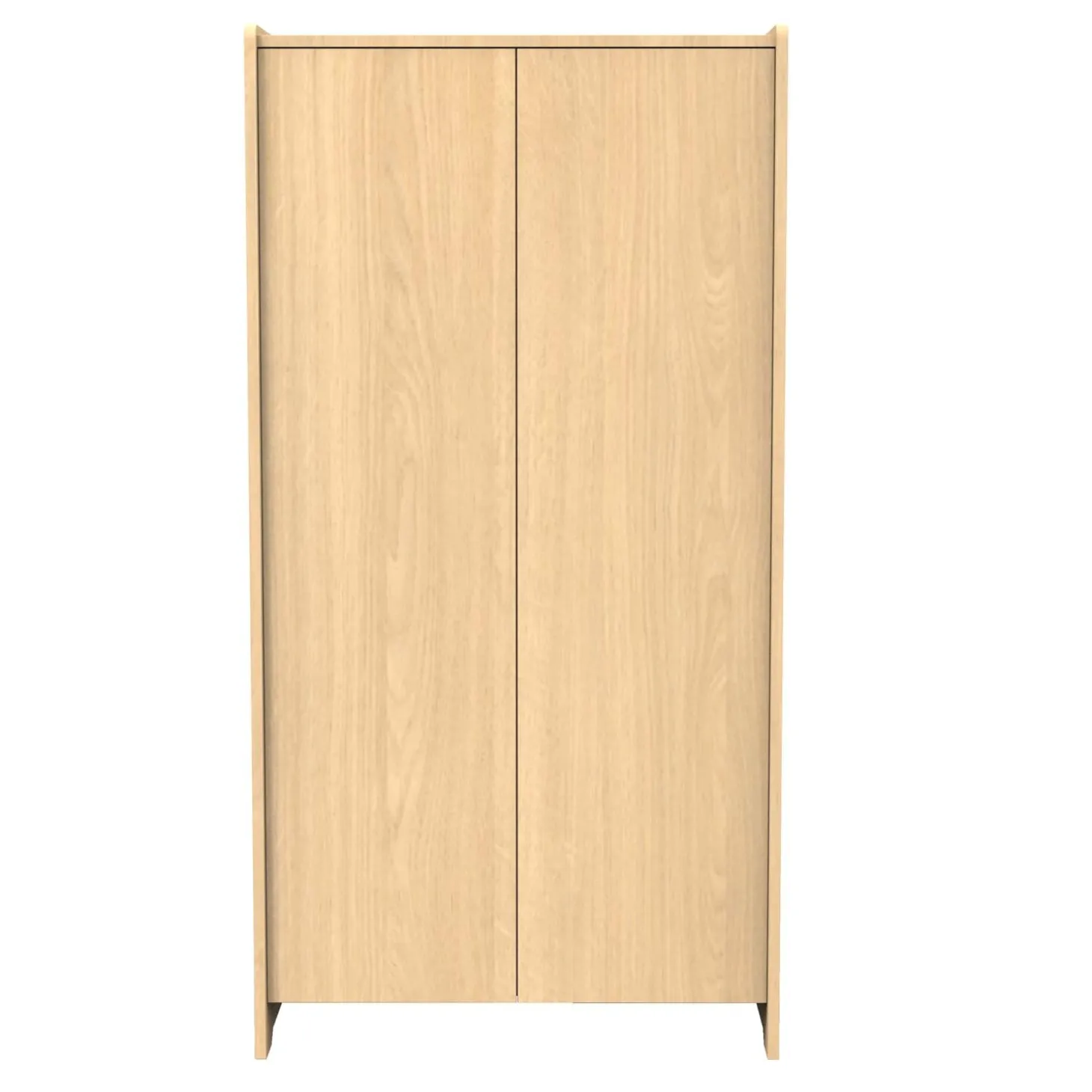 Sauthon Armoire 2 portes cannelle Chêne Miel
