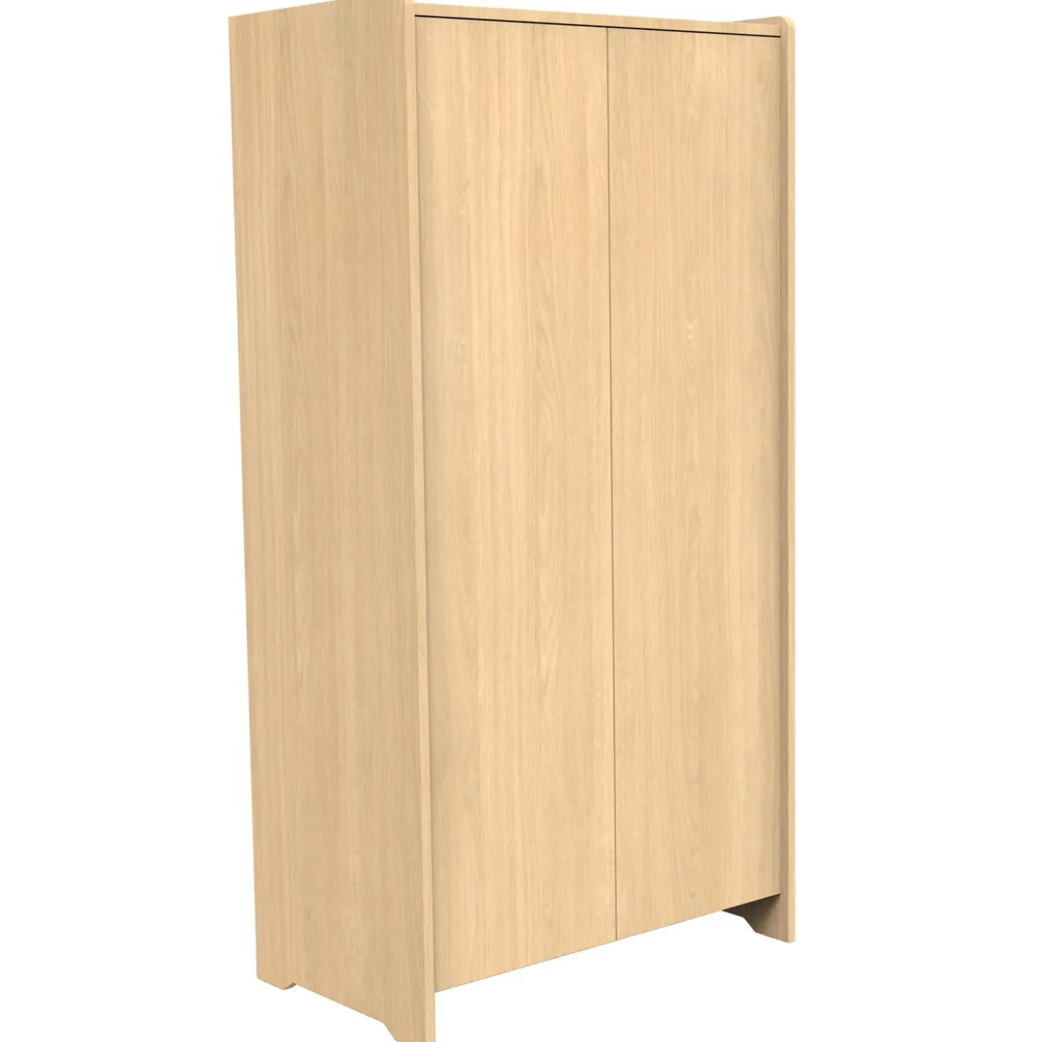 Sauthon Armoire 2 portes cannelle Chêne Miel