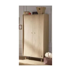 Sauthon Armoire 2 Portes My Love Chêne Vintage