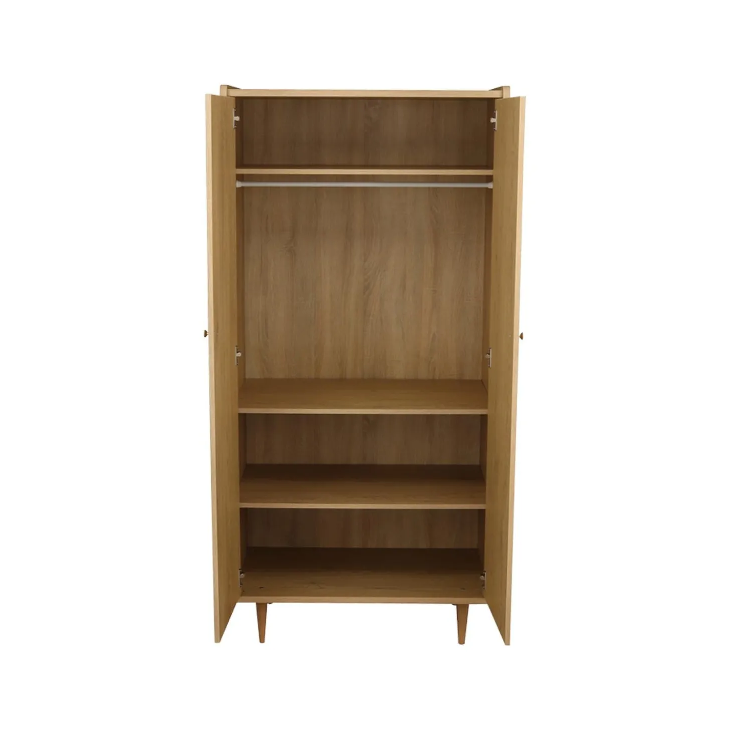 Sauthon Armoire 2 Portes My Love Chêne Vintage