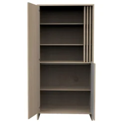 Sauthon Armoire 2 porte Tokyo Chêne Suave - Blanc