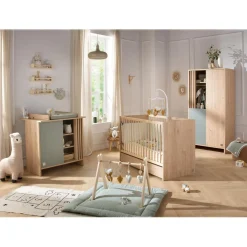 Sauthon Armoire 2 porte Tokyo Chêne Suave - Sauge