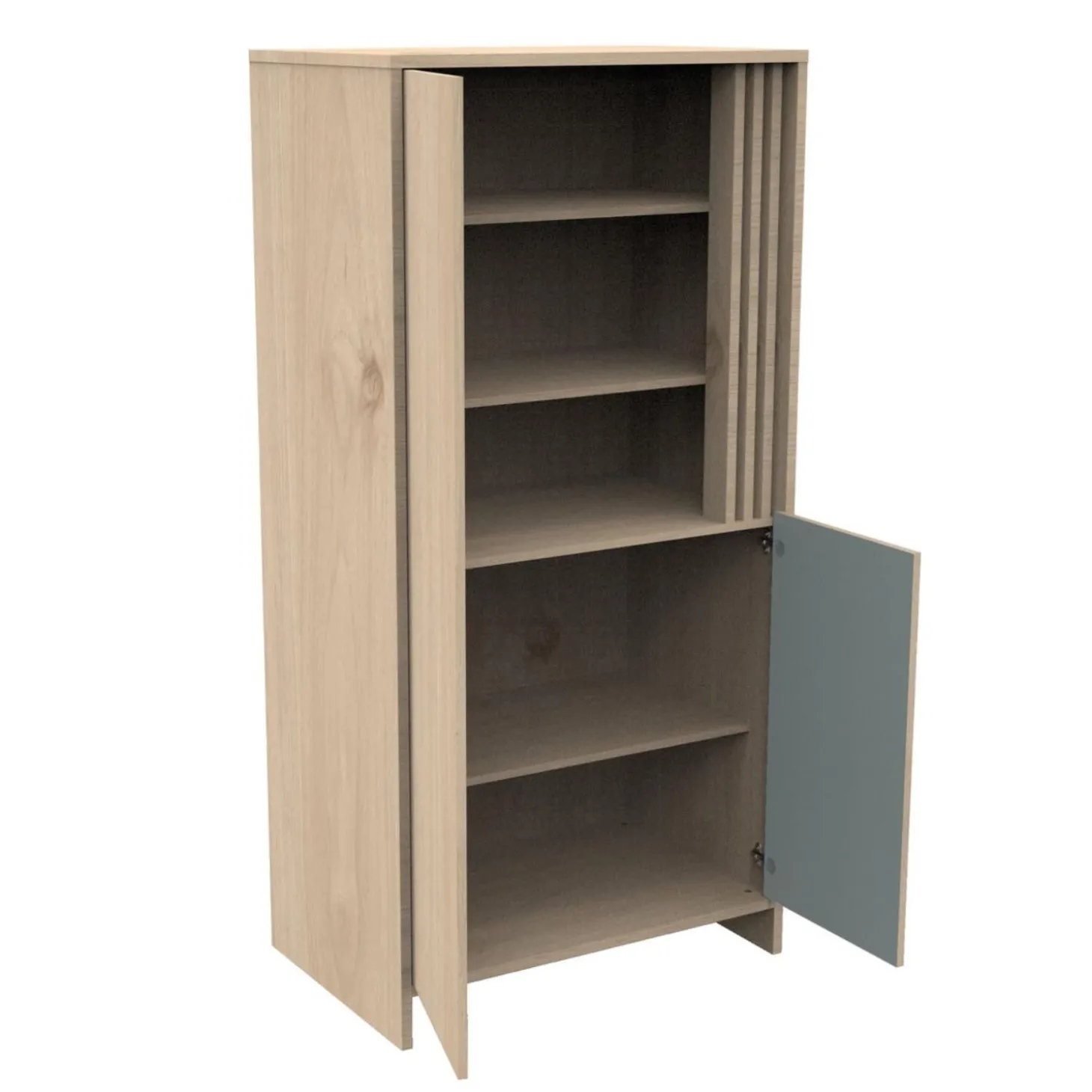 Sauthon Armoire 2 porte Tokyo Chêne Suave - Sauge