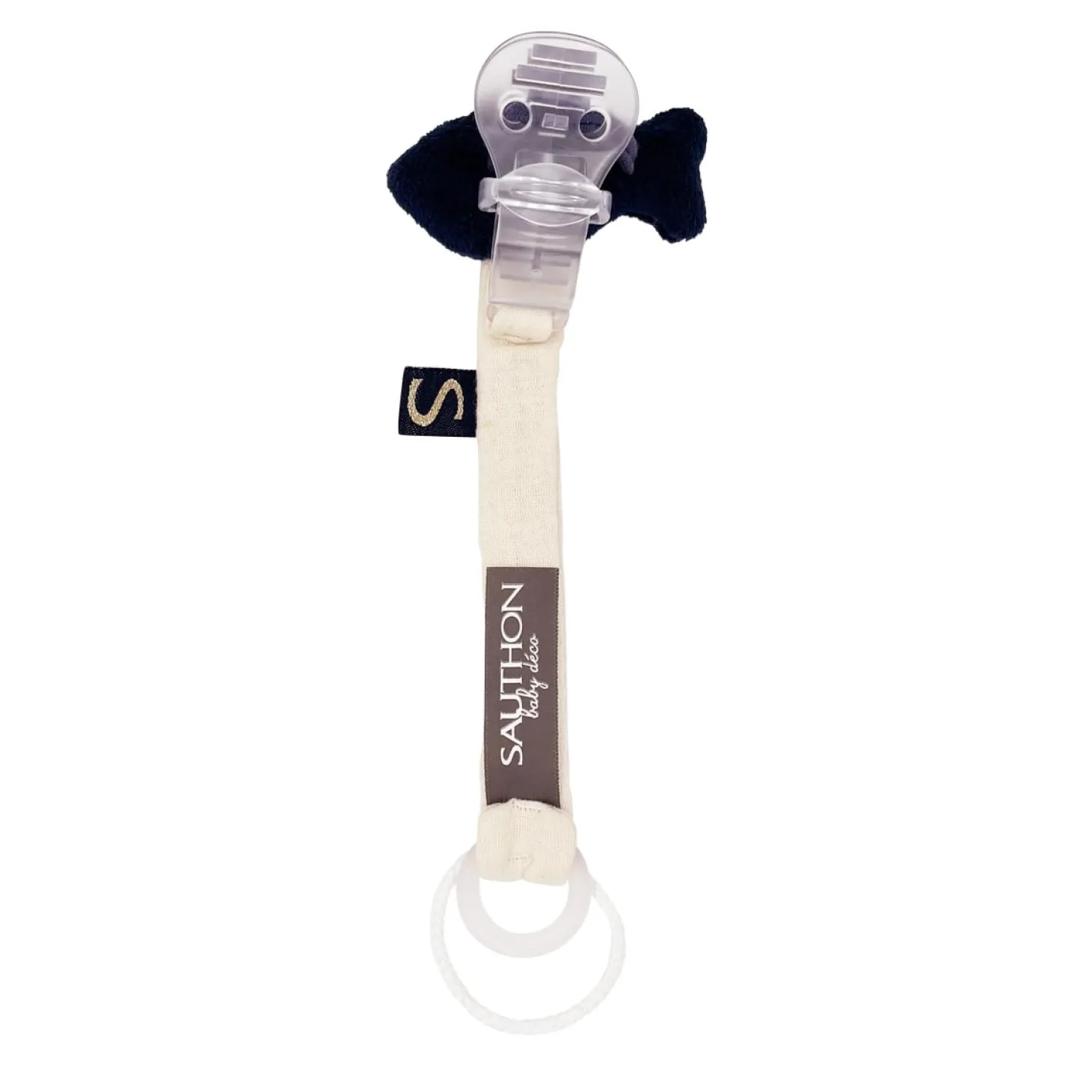 Sauthon Attache sucette Baby Sailor Bleu