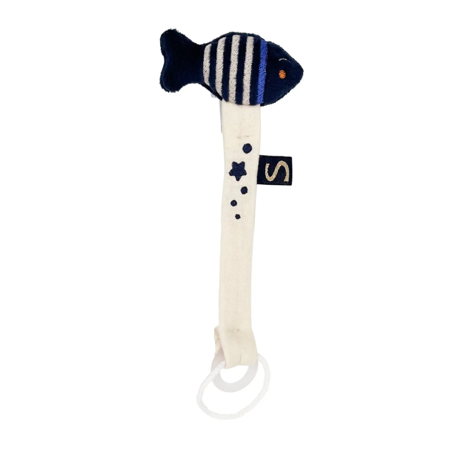 Sauthon Attache sucette Baby Sailor Bleu