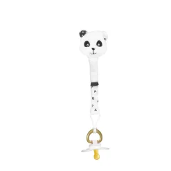 Sauthon                    Attache Sucette Chao Chao    Gris Foncé - Noir
