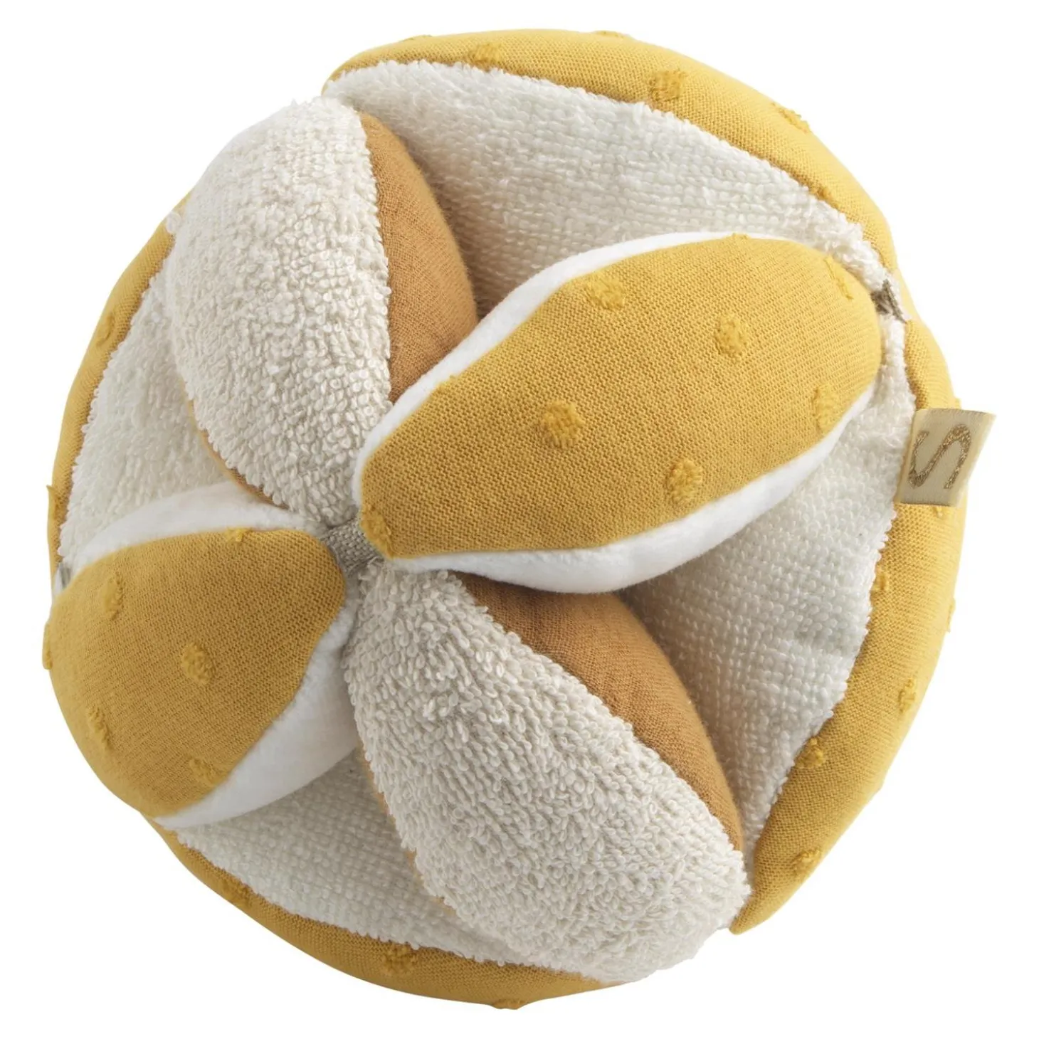 Sauthon Balle Sensorielle Petit Soleil Beige Chiné/Ocre