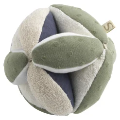 Sauthon                    Balle Sensorielle Petit Nuage    Vert Olive/Beige Chiné/Bleu Orage