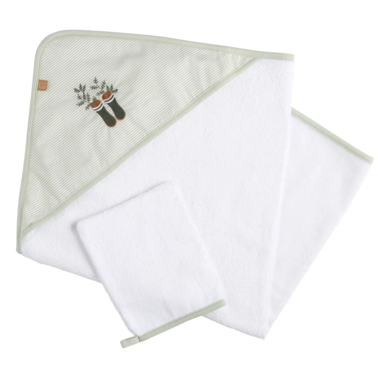 Sauthon Cape de bain avec gant Botanica