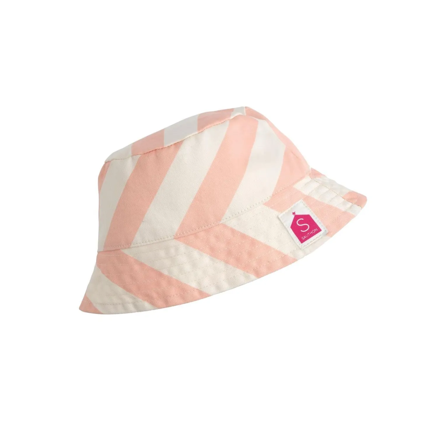 Sauthon Chapeau Bob Pop Rose / Vanille 9-12 mois