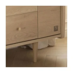 Sauthon Commode Buffet My Love Chêne Vintage