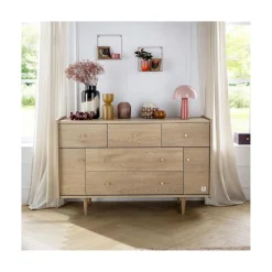 Sauthon Commode Buffet My Love Chêne Vintage