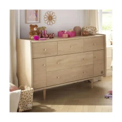 Sauthon Commode Buffet My Love Chêne Vintage