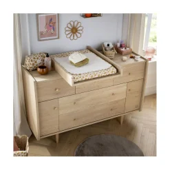 Sauthon Commode Buffet My Love Chêne Vintage