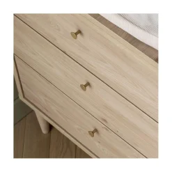 Sauthon Commode Ilot Bébé Chêne Suave/Hêtre Brut