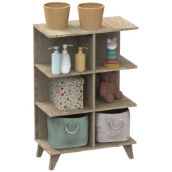 Sauthon                    Commode à langer évolutive en bureau Nova    Chêne Doré - Blanc Lin