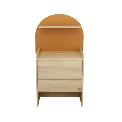 Sauthon Commode à langer évolutive en Bureau Arche Chêne Sépia/Caramel Arche