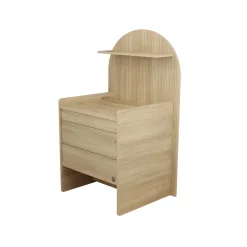 Sauthon                    Commode à langer évolutive en Bureau Arche    Chêne Sépia/Chêne Strié Sépia Arche