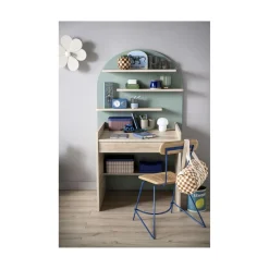 Sauthon                    Commode à langer évolutive en Bureau Arche    Chêne Sépia/Sauge Arche