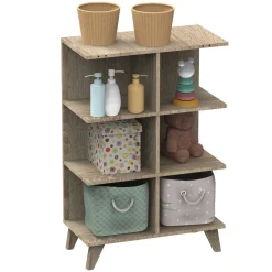 Sauthon Commode à langer évolutive en bureau Nova Chêne Doré - Gris Volcan