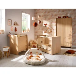 Sauthon                    Commode 3 tiroirs cannelle    Chêne Miel