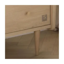Sauthon Commode 2 Tiroirs 1 Niche My Love Chêne Vintage