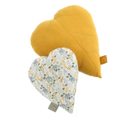 Sauthon Coussin déco Promenons nous Jaune Topaze