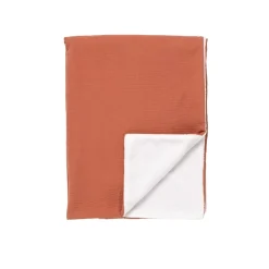 Sauthon                    Couverture Uni Terracottta    Rouge